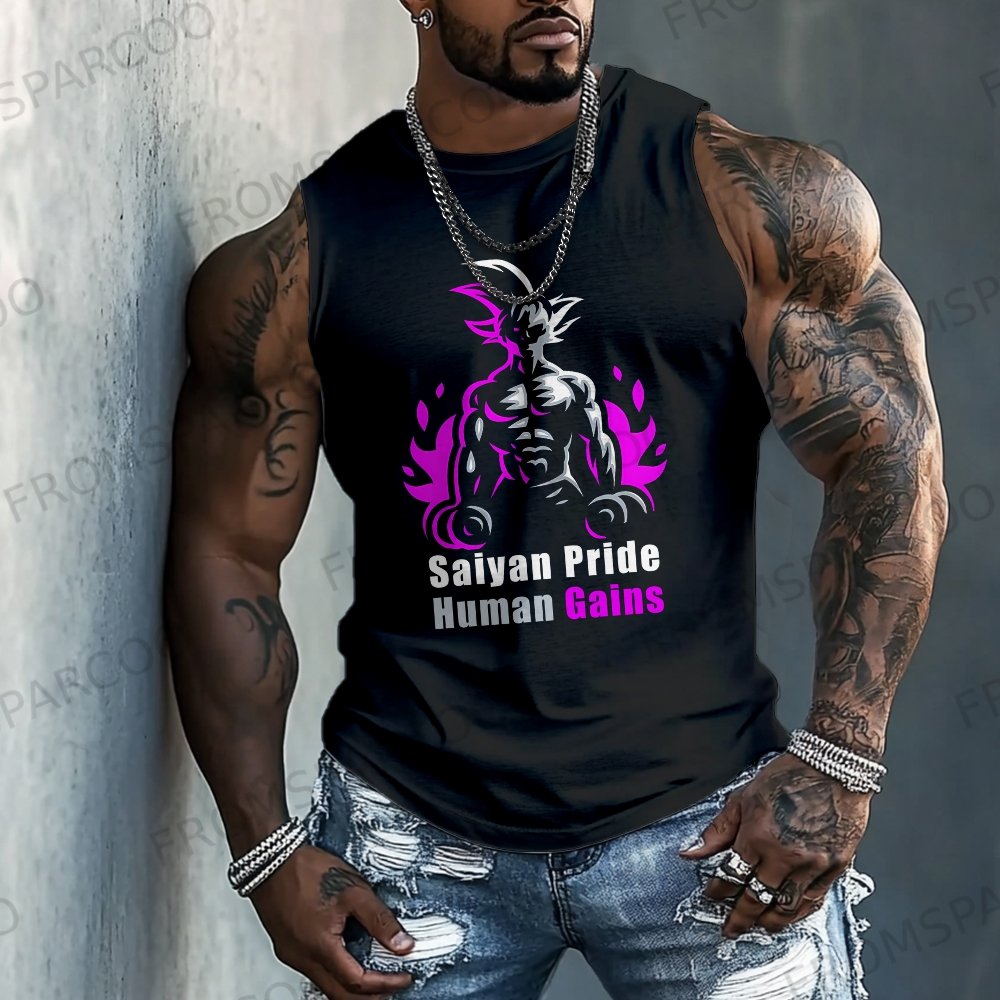 Summer Clothing Men 2025 - Dragon Ball Anime Goku Peripheral Printed