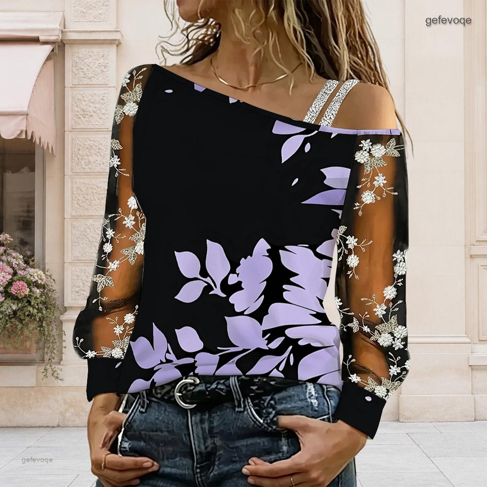 Women Off Shoulder Blouse Asym - огляд і ціна Off Shoulder Blouse