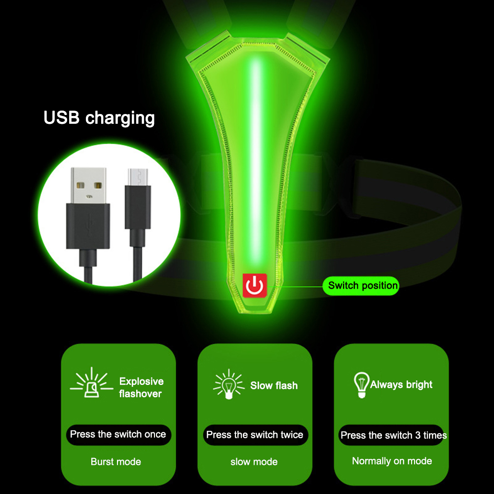 LED Running Vest USB Rechargea - огляд і ціна Summer Nights Clothing