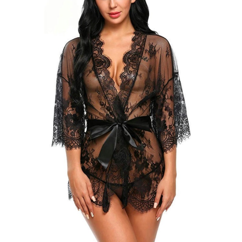 New Women Sexy Lace Kimono Rob - огляд і ціна Summer Nights Clothing