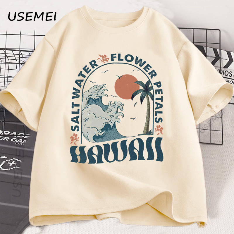 Hawaii Beach T-Shirt Ocean Bea - огляд і ціна Summer Vibes Clothing Men