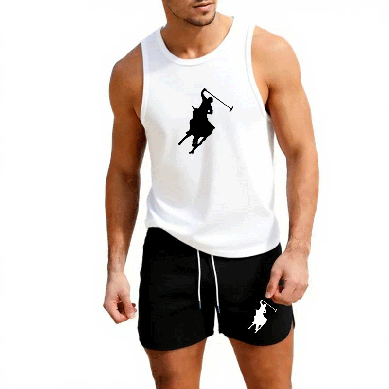 European Men Summer Vest and S - огляд і ціна Summer Clothing Mens