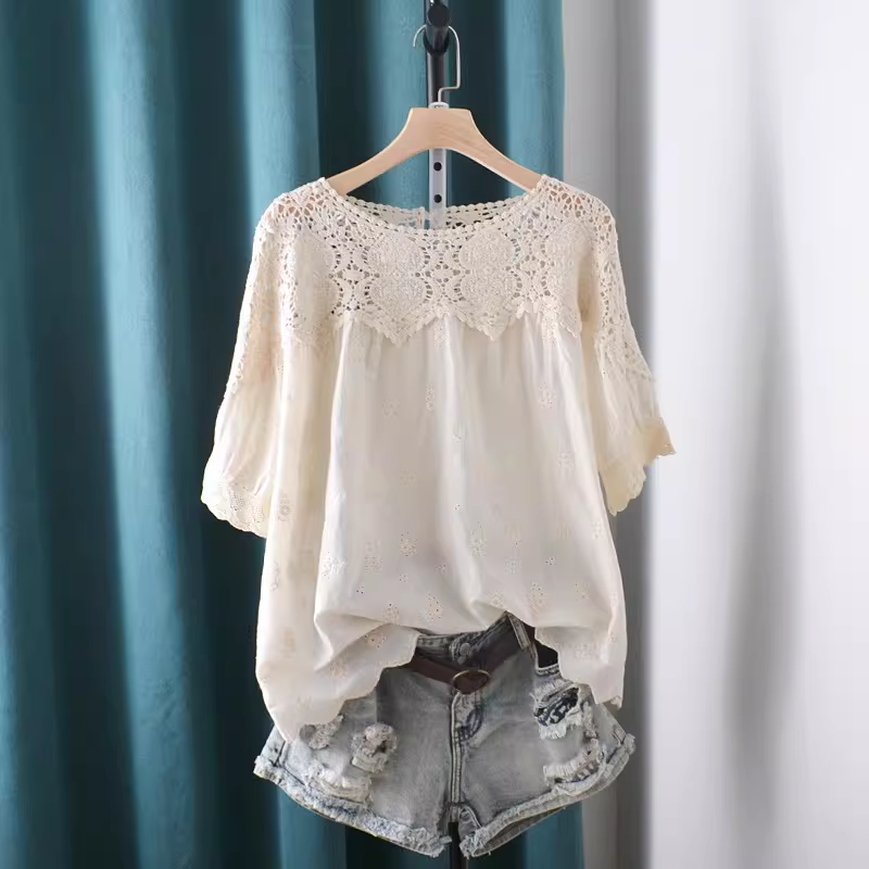 2026 Hollow Out Lace Patchwork - огляд і ціна Summer Clothing In Japan