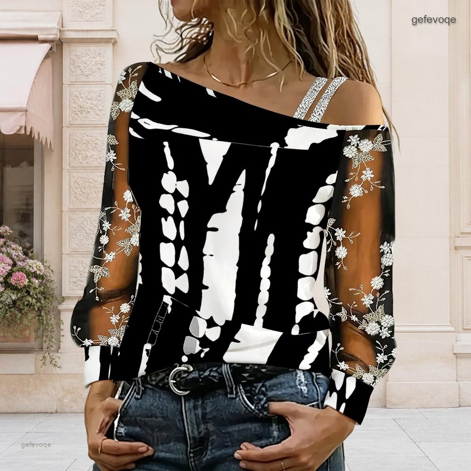 Women Off Shoulder Blouse Asym - огляд і ціна Off Shoulder Blouse