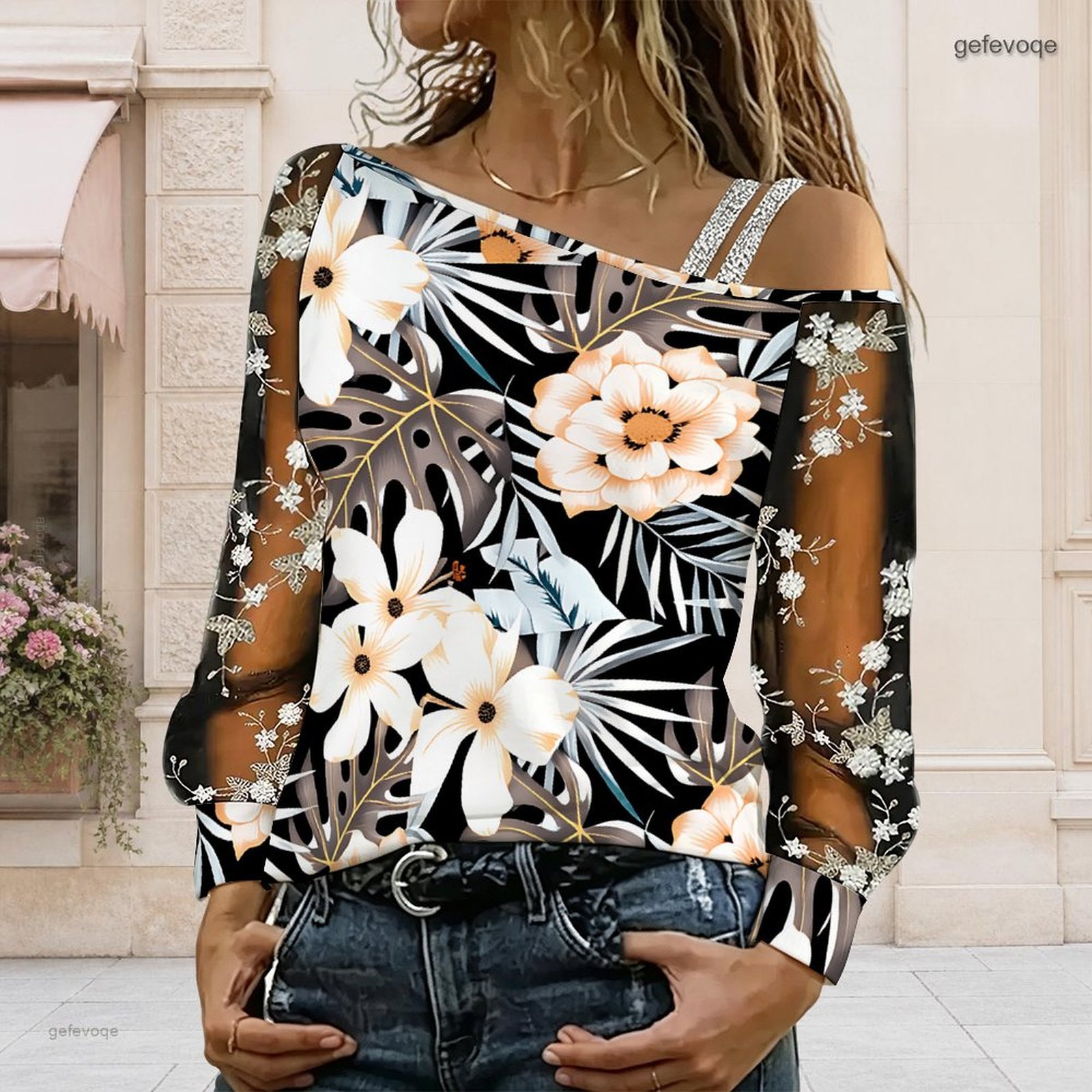 Women Off Shoulder Blouse Asym - огляд і ціна Off Shoulder Blouse