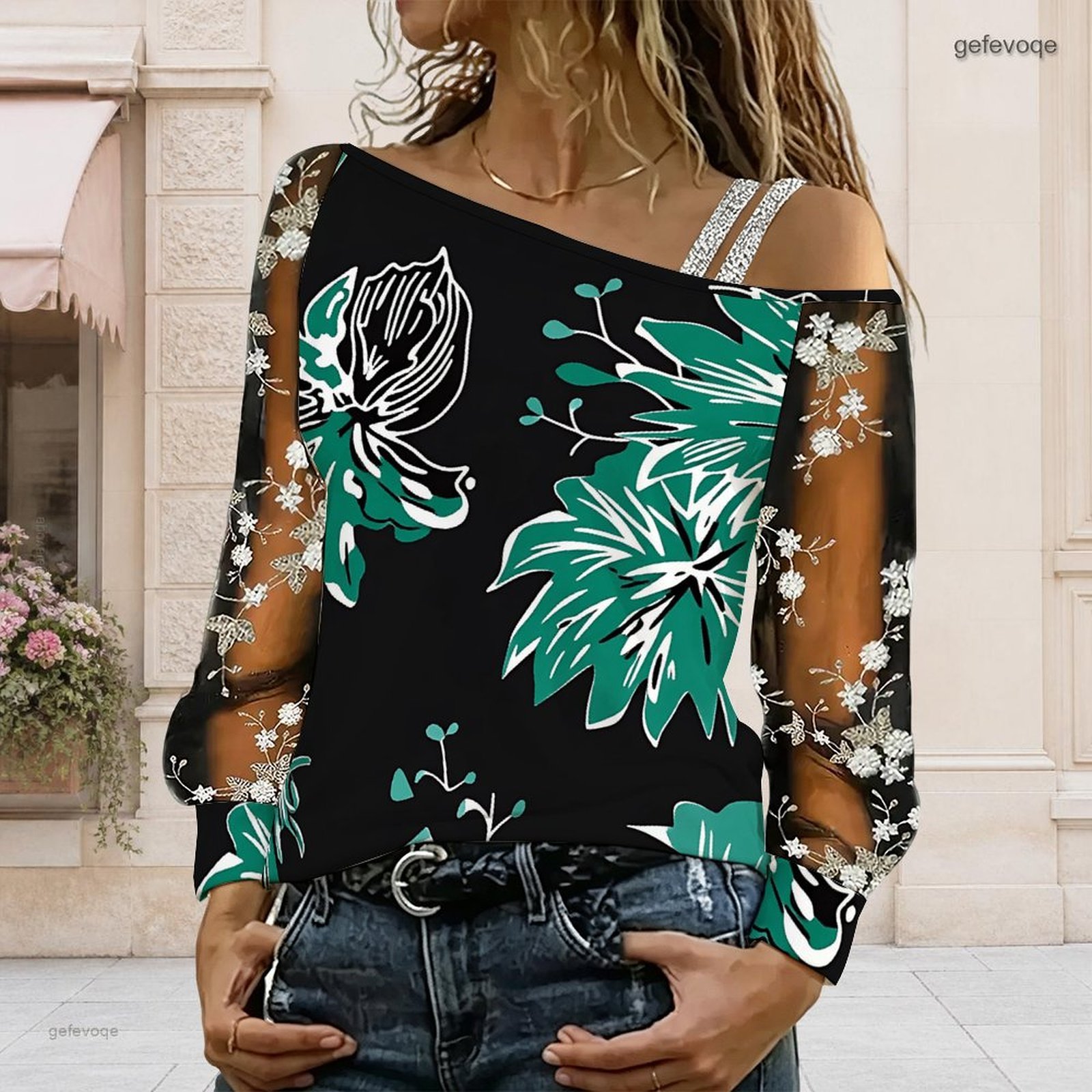 Women Off Shoulder Blouse Asym - огляд і ціна Off Shoulder Blouse