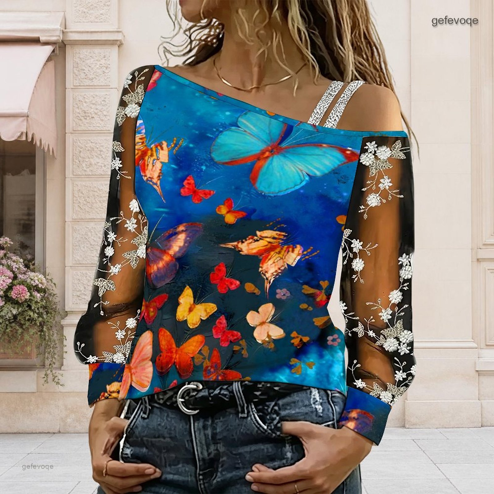 Women Off Shoulder Blouse Asym - огляд і ціна Off Shoulder Blouse
