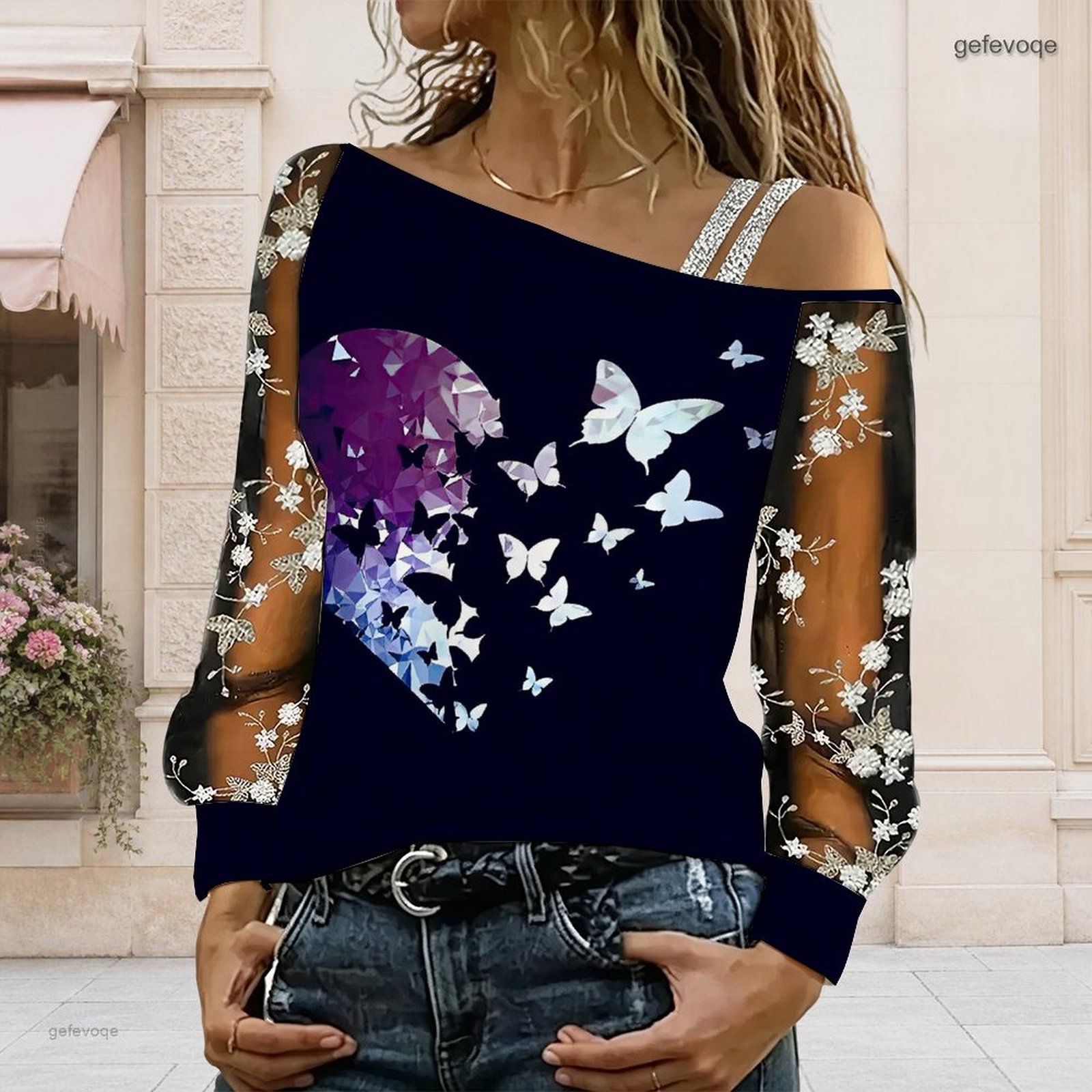 Women Off Shoulder Blouse Asym - огляд і ціна Off Shoulder Blouse