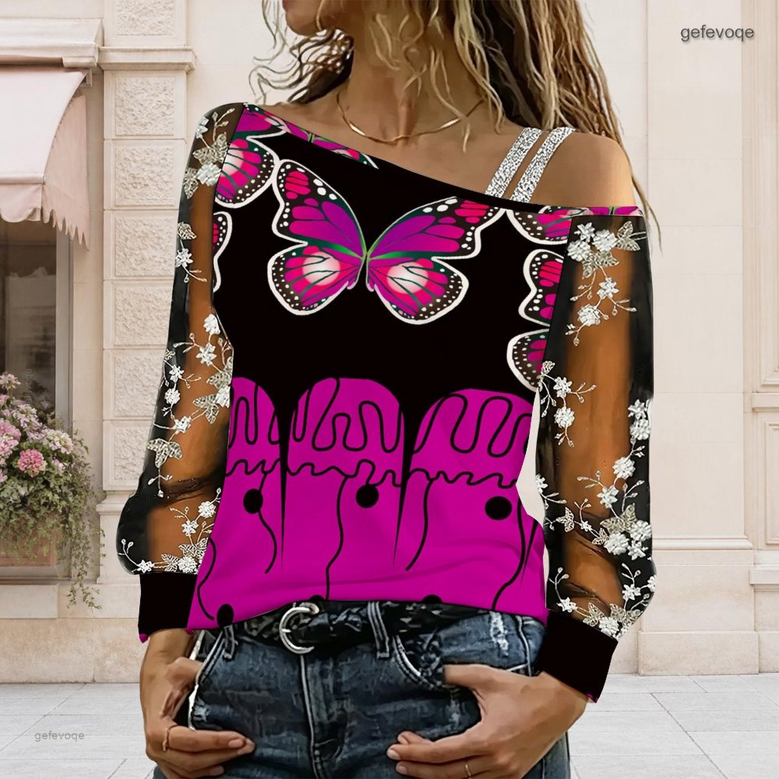 Women Off Shoulder Blouse Asym - огляд і ціна Off Shoulder Blouse