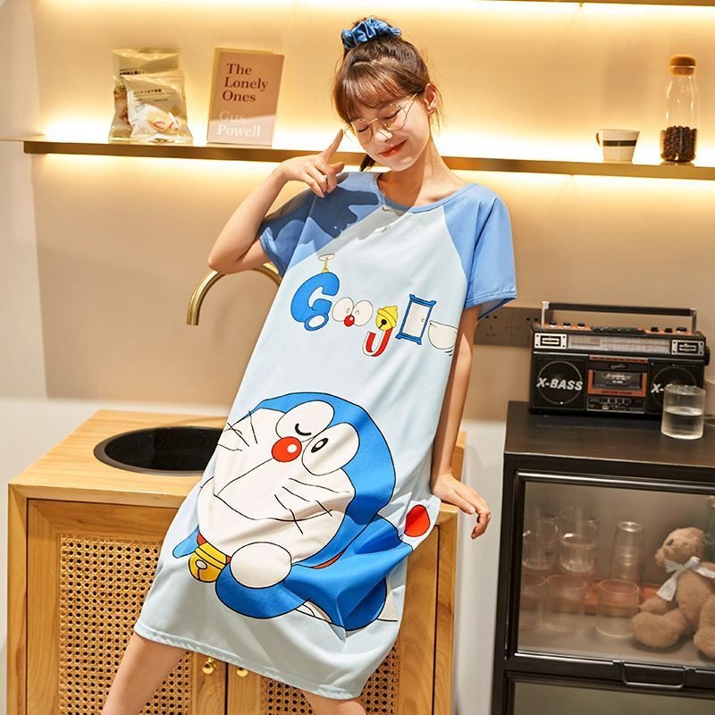 Doraemon cute nightdress for w - огляд і ціна Summer Nights Clothing