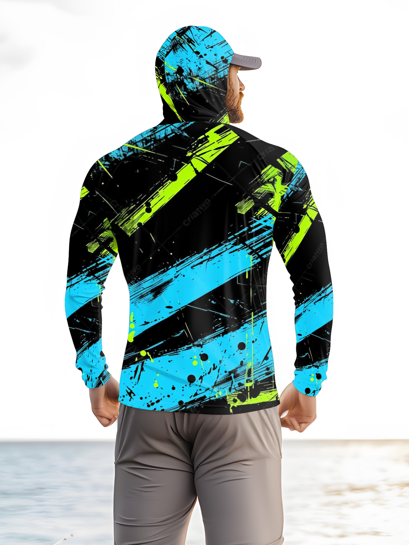Fishing Hoodie Men Long Sleeve - огляд і ціна Summer Clothing Mens