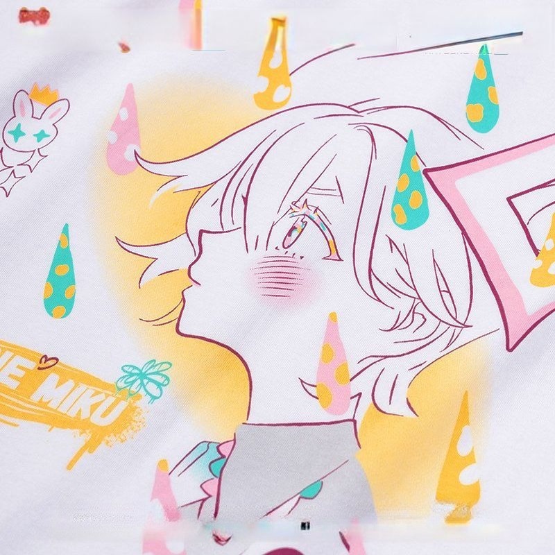 New Hatsune Miku T-shirt short - огляд і ціна Japan Summer Festival Clothing