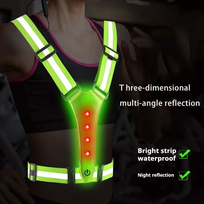 LED Running Vest Reflective Gl - огляд і ціна Summer Nights Clothing