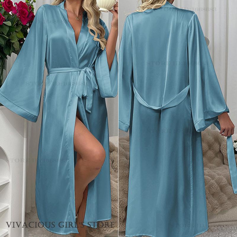 Spring Autumn Female Long Robe - огляд і ціна Summer Nights Clothing