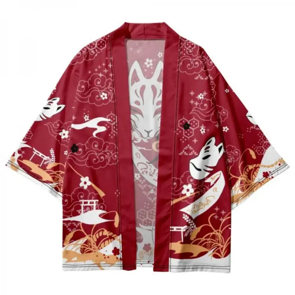 Mens Japanese Kitsune Fox Mask - огляд і ціна Japan Summer Festival Clothing