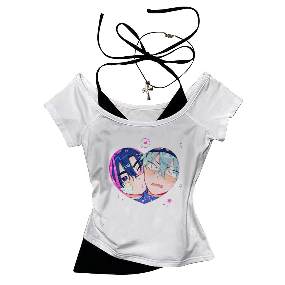 Alien Stage crop top girl goth - огляд і ціна Summer Grunge Clothing