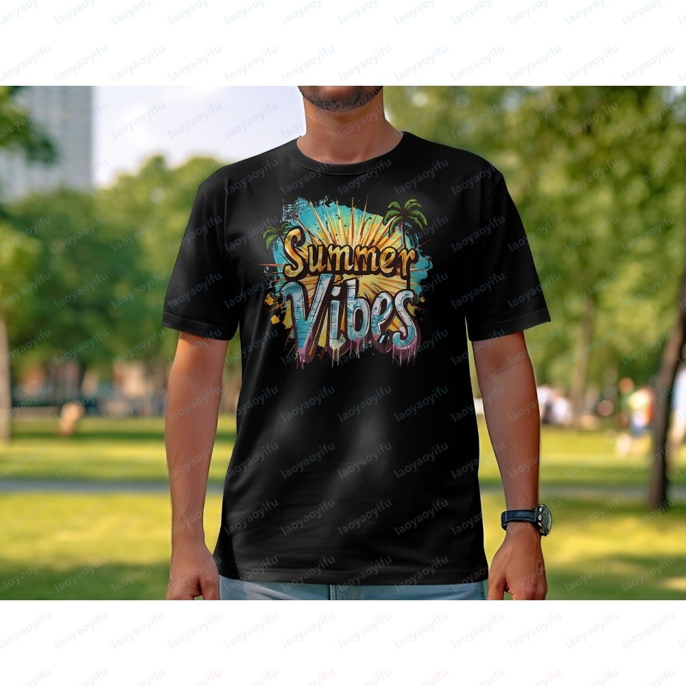 Unisex Summer Vibes T-Shirt Co - огляд і ціна Summer Vibes Clothing Men
