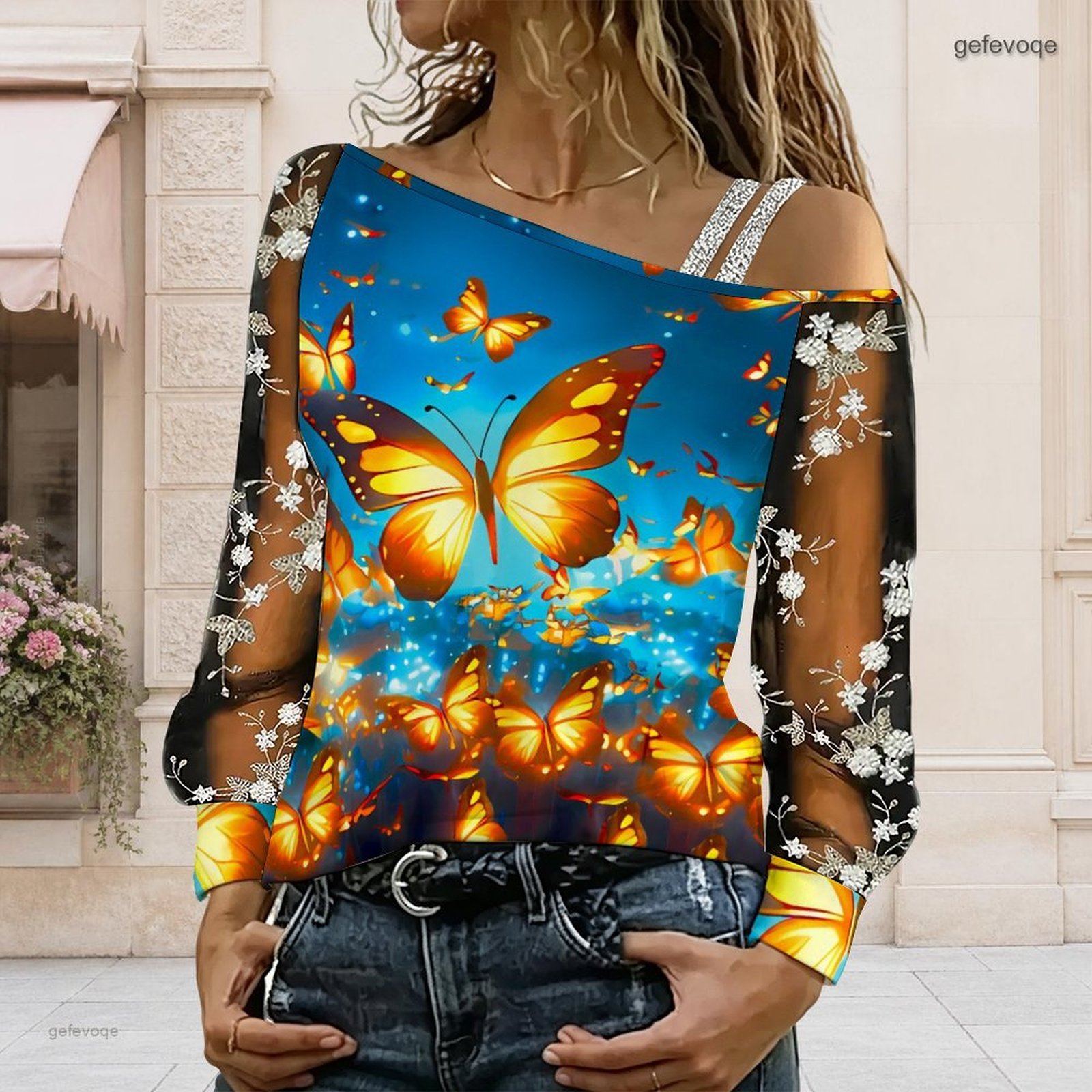 Women Off Shoulder Blouse Asym - огляд і ціна Off Shoulder Blouse
