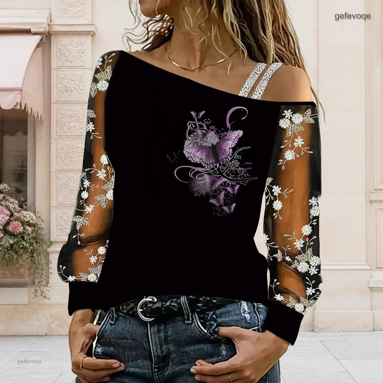 Women Off Shoulder Blouse Asym - огляд і ціна Off Shoulder Blouse