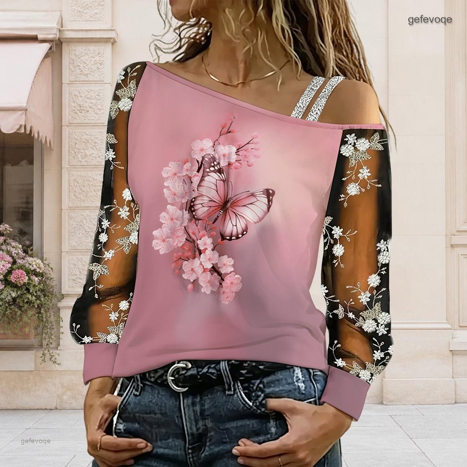 Women Off Shoulder Blouse Asym - огляд і ціна Off Shoulder Blouse