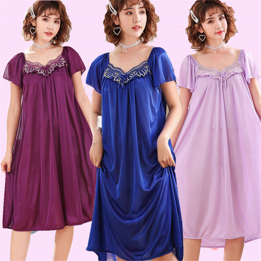 NEW Summer Ice Silk Nightgown  - огляд і ціна Summer Nights Clothing