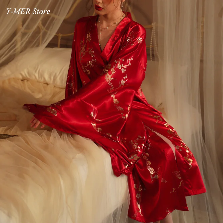 Bronzing Floral Kimono Robe Ch - огляд і ціна Summer Nights Clothing
