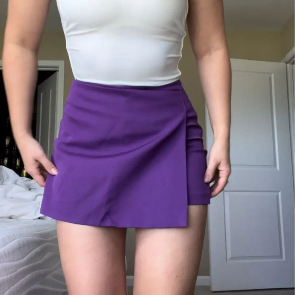 MUJER Skort for Women High wai - огляд і ціна Summer Zara
