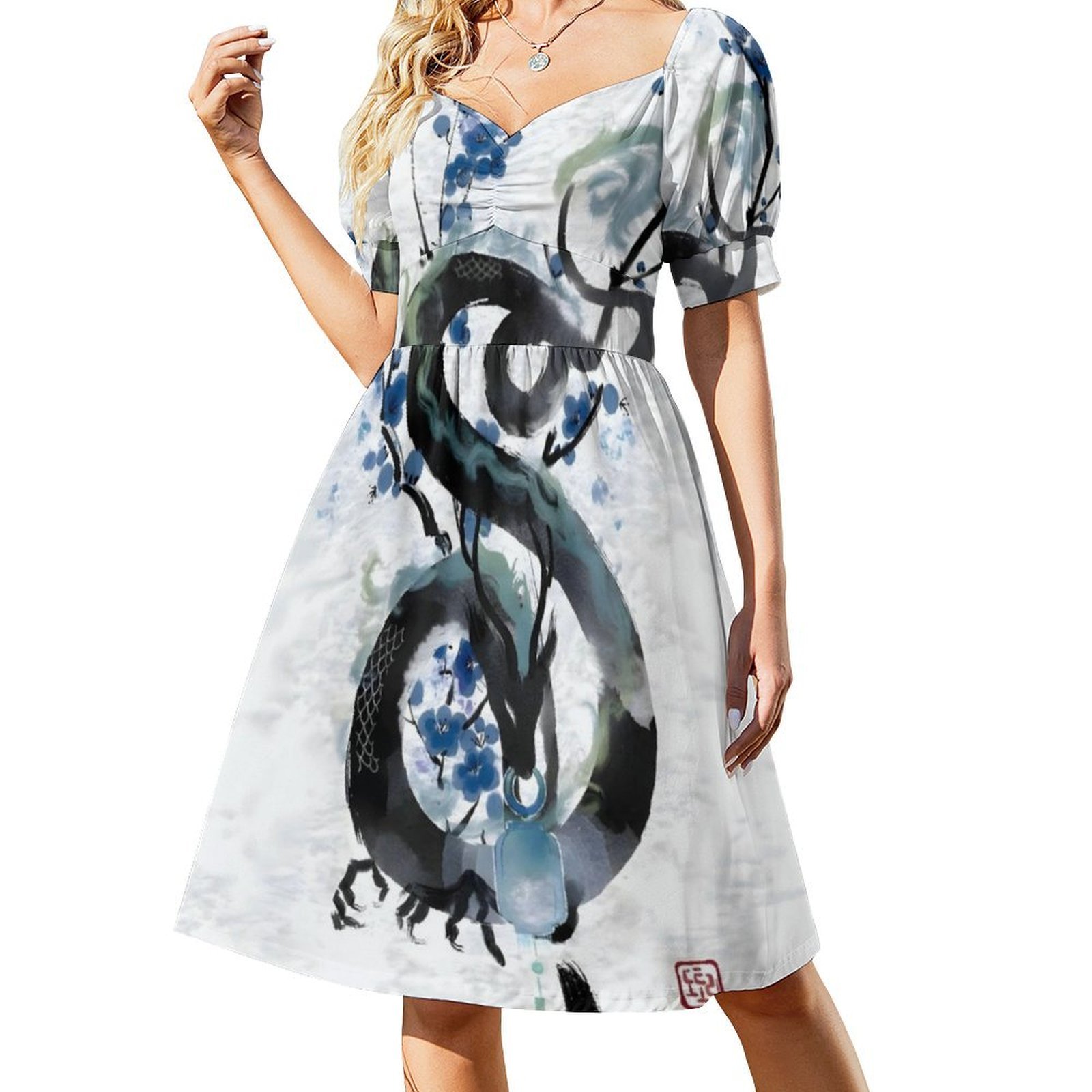 Japanese Blue Night Dragon Ink - огляд і ціна Summer Clothing In Japan