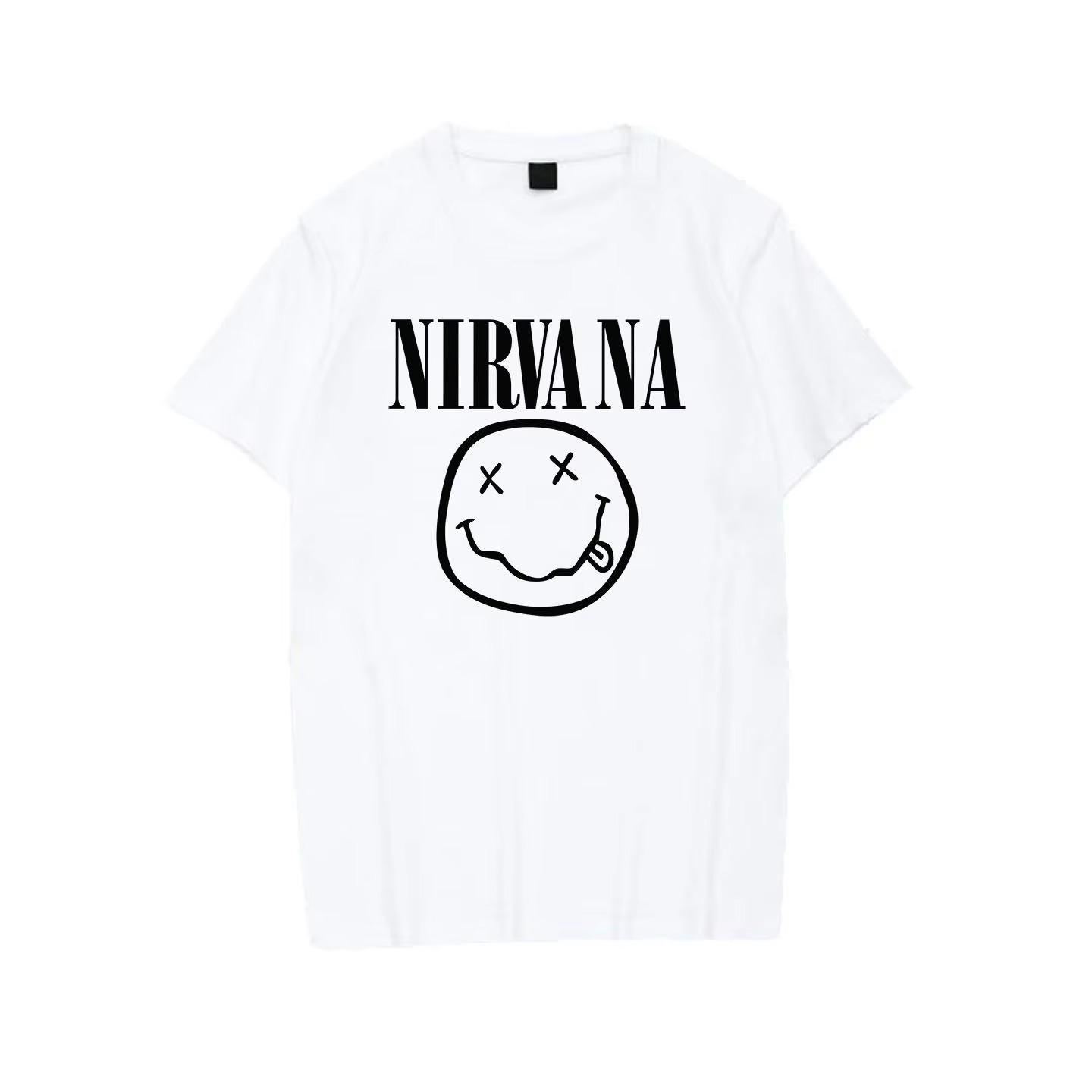 Nirvana Smiley Face Tee, 90s V - огляд і ціна Summer Grunge Clothing