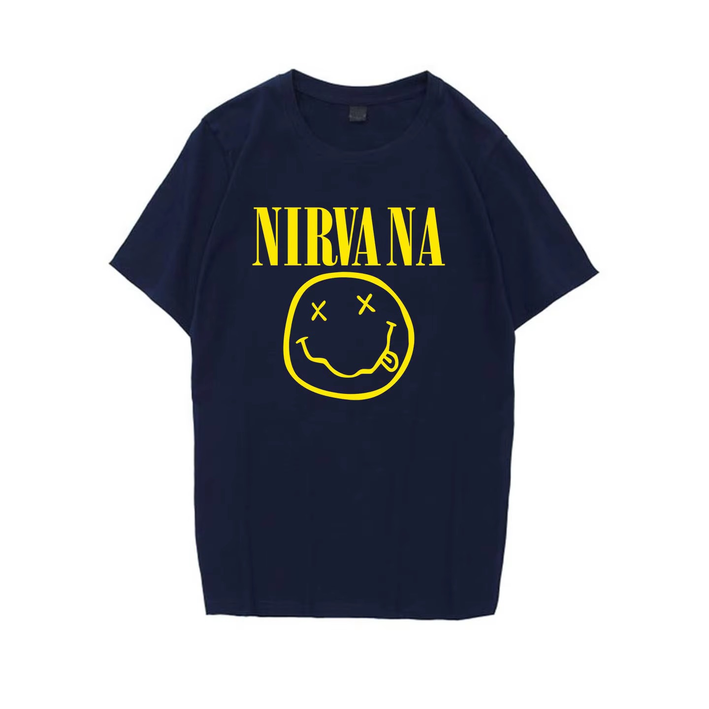 Nirvana Smiley Face Tee, 90s V - огляд і ціна Summer Grunge Clothing