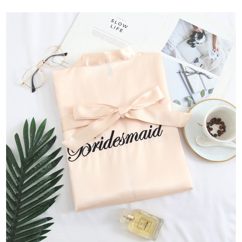 Bride Bridesmaid Wedding Robe  - огляд і ціна Summer Nights Clothing